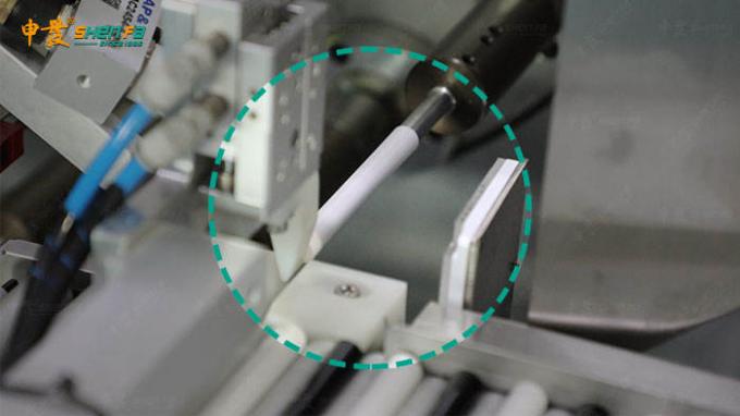 Sola impresora automática de impresión de cerámica de la pantalla de seda del color que esconde para el tubo de cerámica