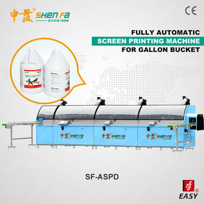PLC servo de la máquina de serigrafía de uno a tres colores controlado para la botella plástica