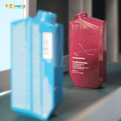 Máquina de serigrafía de botellas irregulares con dispositivo de orientación e inspección CCD Vision