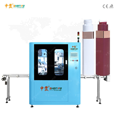 Troqueladora caliente automática serva para la botella de Cosmtic del cuadrado