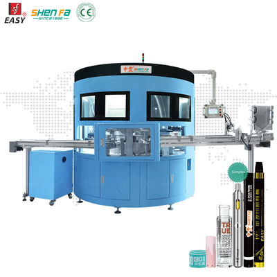 quality Impresora tricolor de la pantalla del diámetro 8-25M M para Pen Barrels Eyeliner Bottle cosmético factory