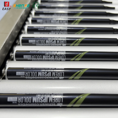 Cosméticos Máquina de impresión de pantalla de bolígrafo de barril 3 colores Servo automático