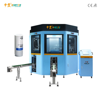 Máquina automática de impresión en pantalla de botellas de plástico 60pcs/min 35KW