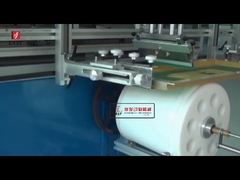Máquina de serigrafía semiautomática con cubos de plástico
