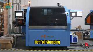 Máquina de estampación en caliente de alta velocidad para tubos.