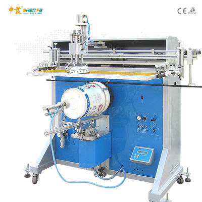 Máquina de serigrafía con cubeta de tinta UV semiautomática